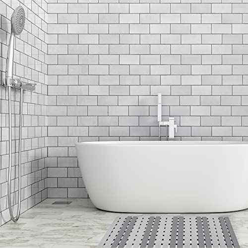 Shower Mat Non Slip Bathtub Mat 27.5 x 15.7 Inch Bath Mat for Tub