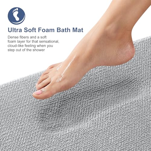 Memory Foam Large Bathroom Rug 47x32