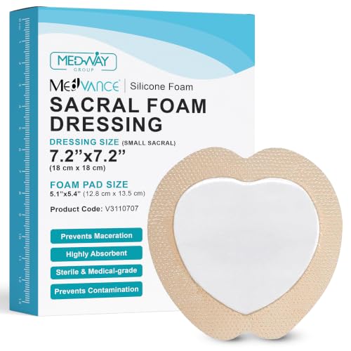 Silicone Foam Adhesive Dressing (5 Count)