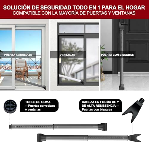 1 Pack Door Security Bar