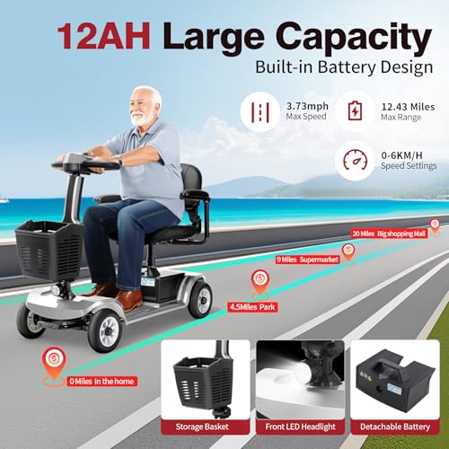 4 Wheel Mobility Scooter 22