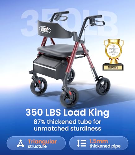 Z21 Rollator Walker for Seniors with Seat
