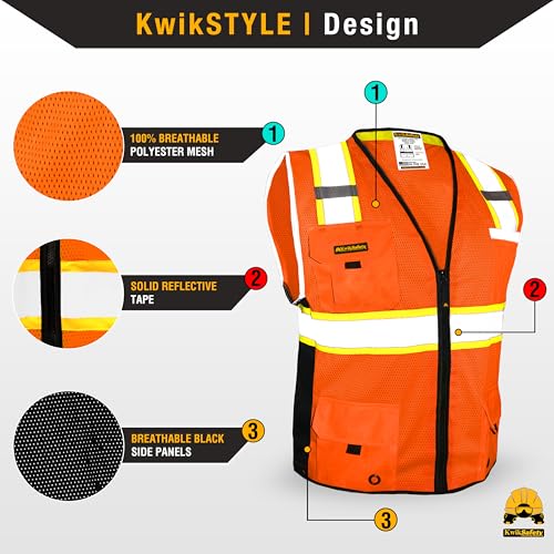 BIG KAHUNA Hi Vis Safety Vest [15PK] Class 2 (15 Count)