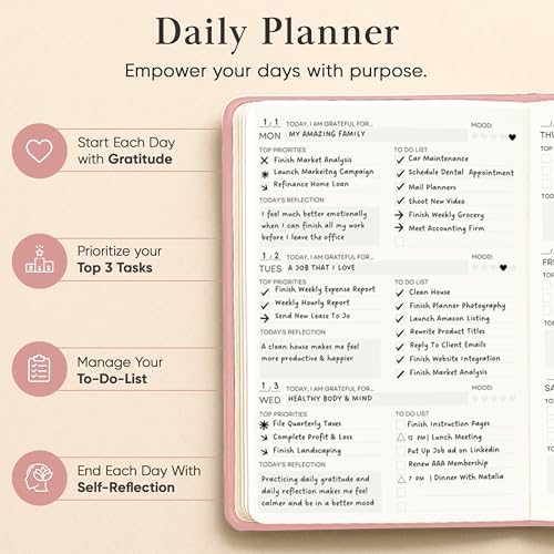 2026 Planner Daily Journal & Gratitude Journal All