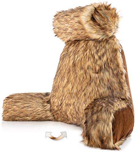 XXL Limited Baby Brown Bear Fabulous Faux Fur Backrest