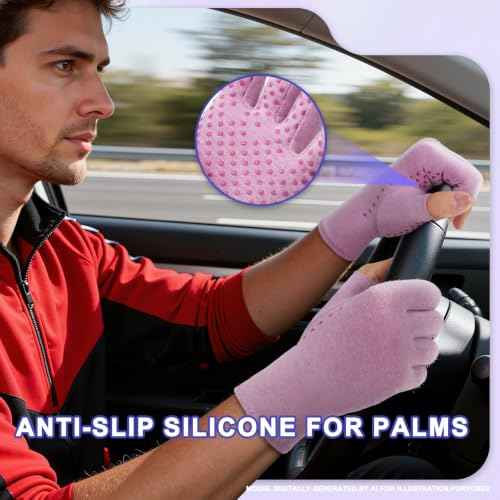 2 Pair Arthritis Compression Gloves for Hand Arthritis (2 Count)
