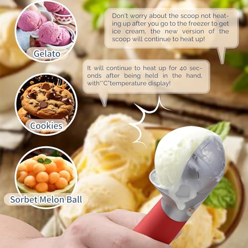 Heated Ice Cream Scoop Rechargeable