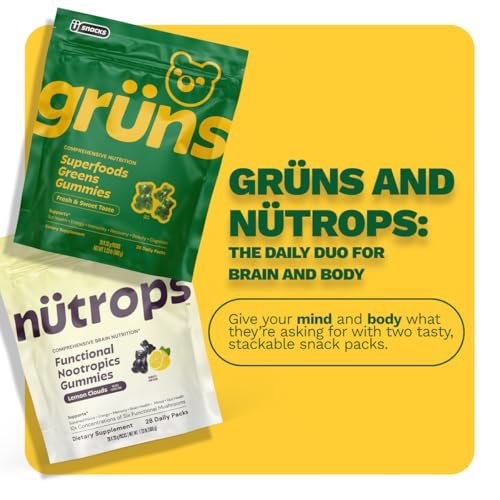 Nutrops Nootropics Mushroom Gummies for Brain Health (224 Count)