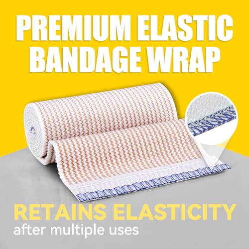 Premium Elastic Bandage Wrap 6 Inch (12 Count)