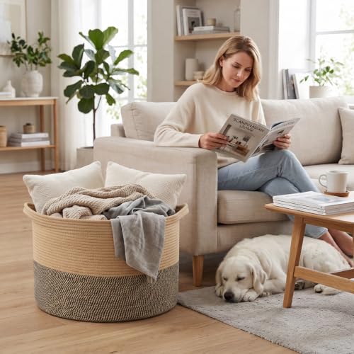 115L Extra Large Blanket Basket