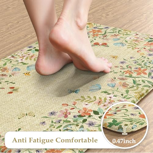 Anti Fatigue Mats for Kitchen Floor (9.11 Sq Ft)