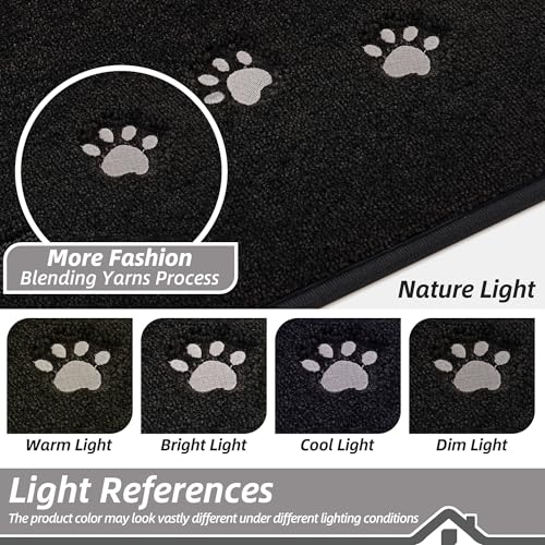 Dog Door Mat for Mud Paws Indoor Entrance
