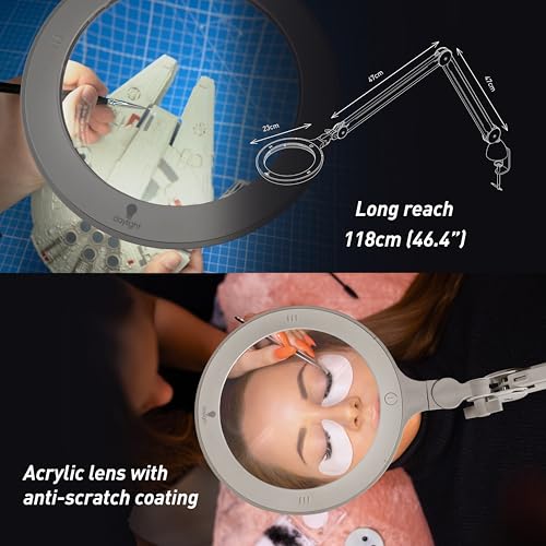 Omega 7 LED Magnifying Lamp