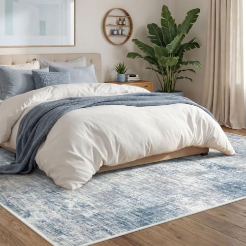Abstract Area Rugs 6x9 Ft Washable Rugs for Living Room
