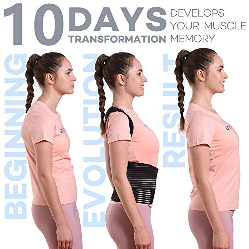 Posture Corrector for Women and Men Back Brace Straightener Shoulder Upright Support Trainer for Body Correction and Neck Pain Relief