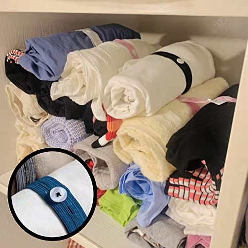 20Pcs Elastic Band with Buttonholes (20 Count)