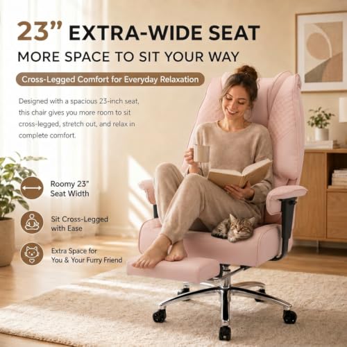 DJ.Wang Big and Tall Office Chair 400lbs