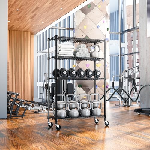 Wire Shelving Unit with Wheel