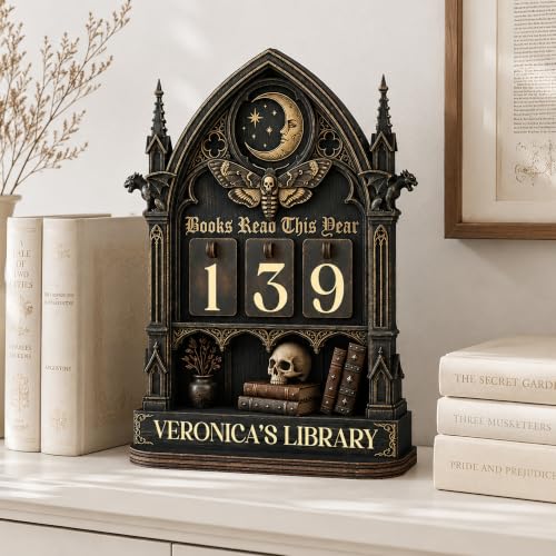 Personalized Books Read This Year Counter Sign
