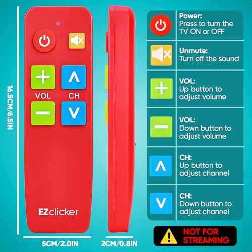 TV Remote for Seniors