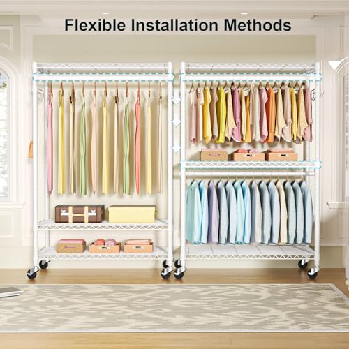 P1 Plus Rolling Clothes Rack
