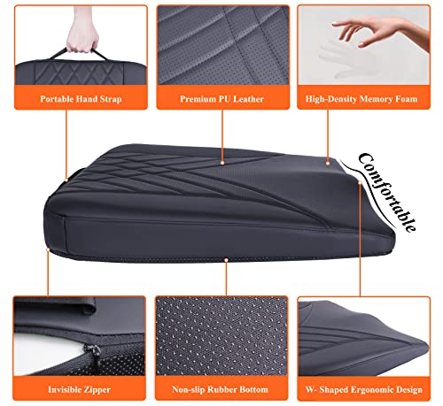 Memory Foam Car Seat Cushion for Driving Comfort and Office Use