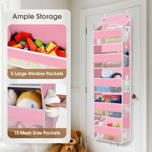 1Pack Over The Door Organizer Large Capacity Hanging Storage Room Organizer