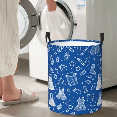 Laundry Basket Colorful Lin Collapsible Large Capacity