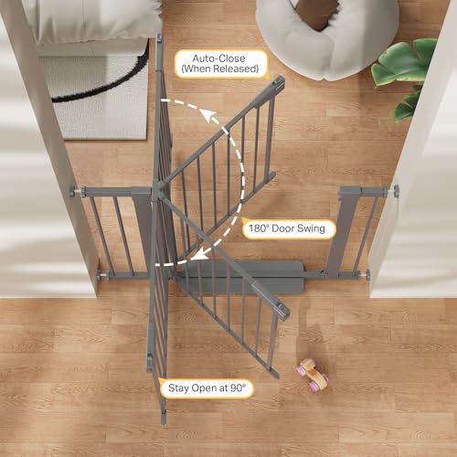 30 40.6 in Baby Gate for Stairs and Doorways