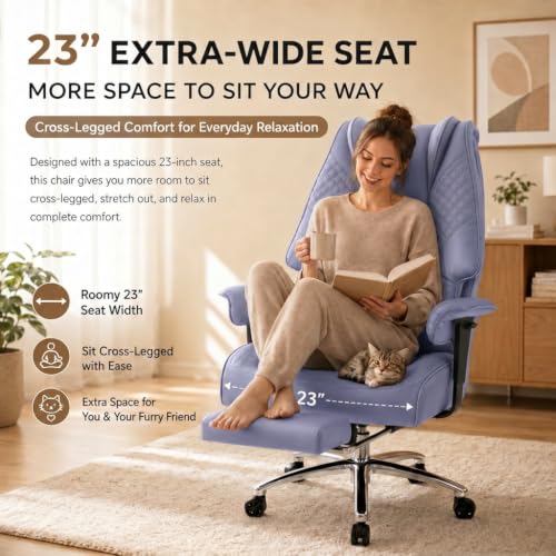 DJ.Wang Big and Tall Office Chair 400lbs