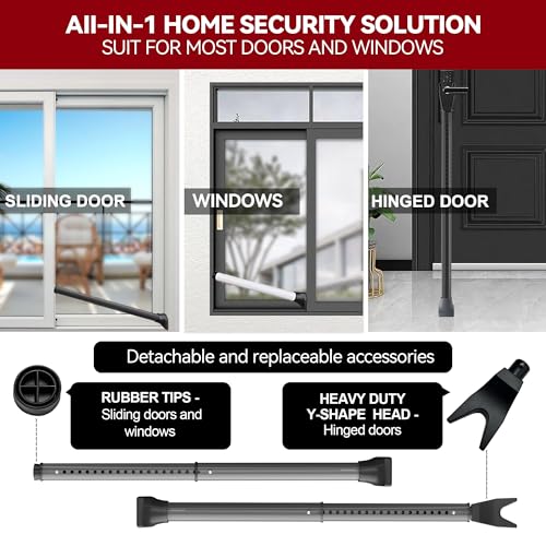2 Pack Door Security Bar (2 Count)