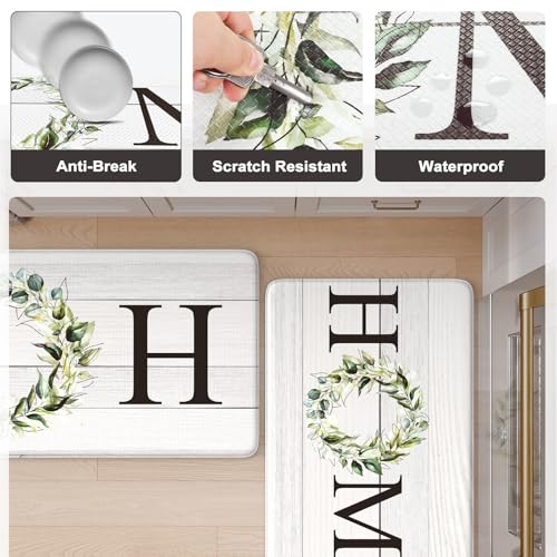 Kitchen Mats for Floor Anti Fatigue Cushioned Kitchen Runner Rugs