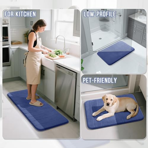 Memory Foam Bath Mat Set 3 Pieces