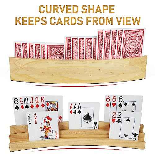 Playing Card Holders for Kids Adults Seniors