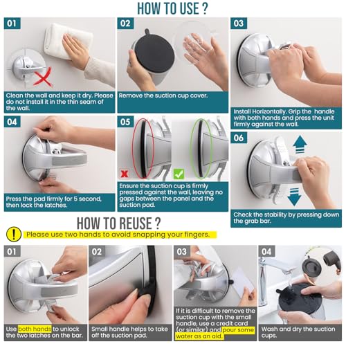 Shower Grab Bars (2 Count)