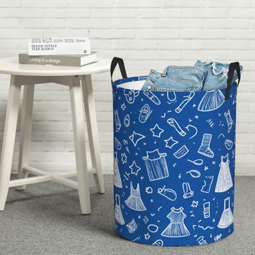 Laundry Basket Colorful Lin Collapsible Large Capacity