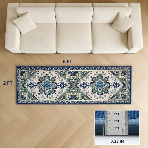 Runner Rug with Non Slip Rubber Backing