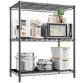 3 Tier 450LBS Adjustable Wire Shelving Unit for Kitchen