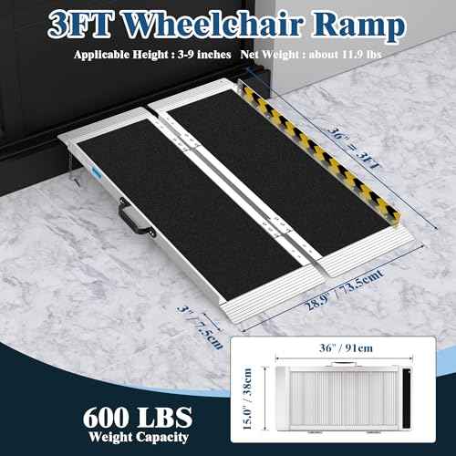 Portable Wheelchair Ramp 3FT