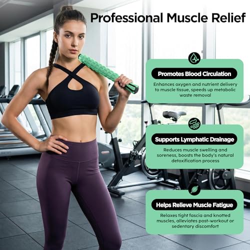 Muscle Roller & Massage Roller Stick for Athletes