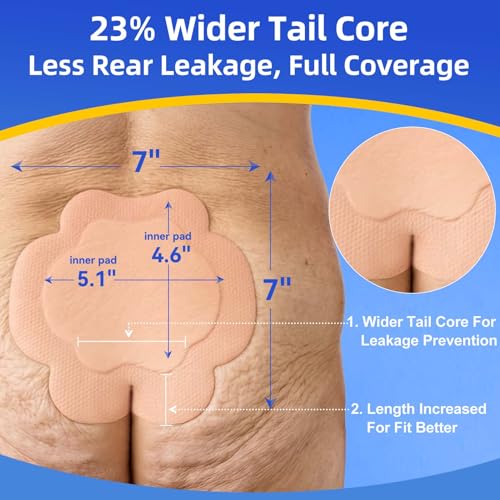 Absorbent Silicone Sacral Bandages 7"x7" (8 Count)