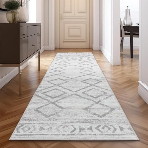 Runner Rug 2x10 Moroccan Geometric Hallway Area Rug (20 Sq Ft)