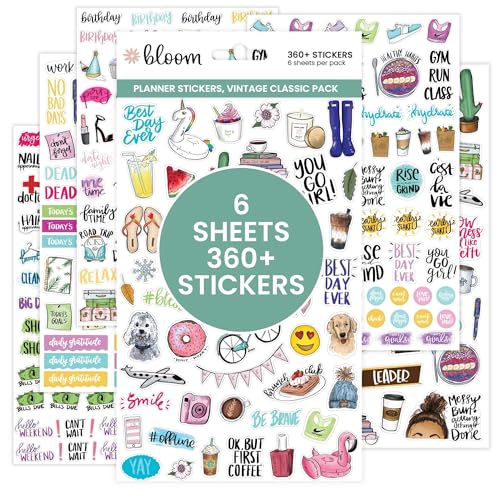 Vintage Classic Planner Stickers