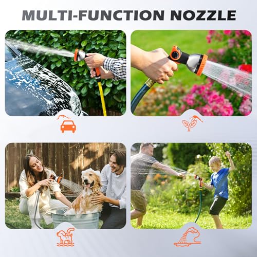 Garden Hose Nozzle High Pressure Leak Proof Spray Water Hose Nozzle Sprayer
