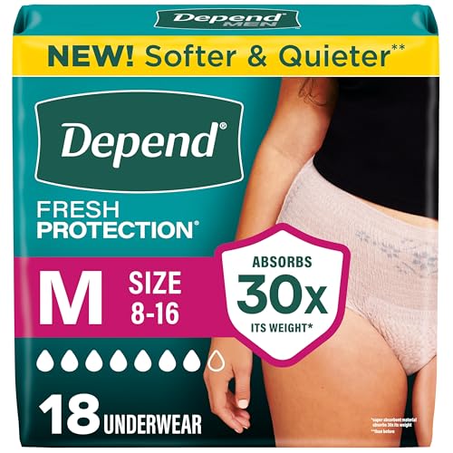 Fresh Protection Adult Diapers for Women (18 Count)