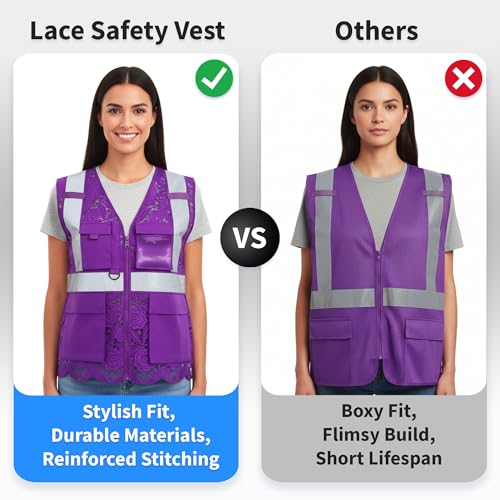 for Women with Velcro Pockets
