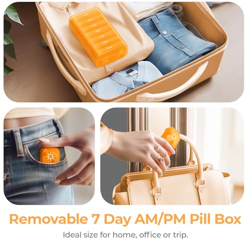 Weekly Pill Organizer 2 Times a Day