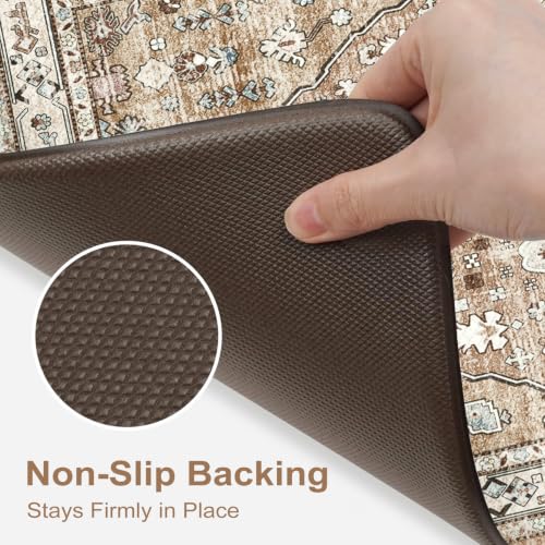 Cushioned Anti Fatigue Kitchen Mats Washable Sink Rug (2 Count)