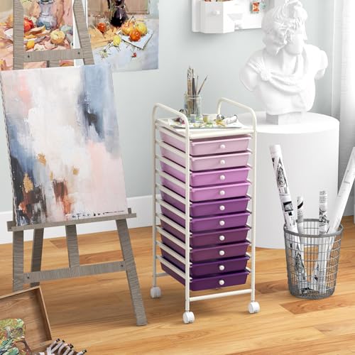 10 Drawer Storage Cart w