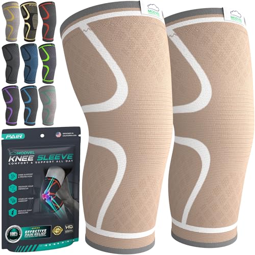 Compression Knee Brace for Women & Men (2 Count)